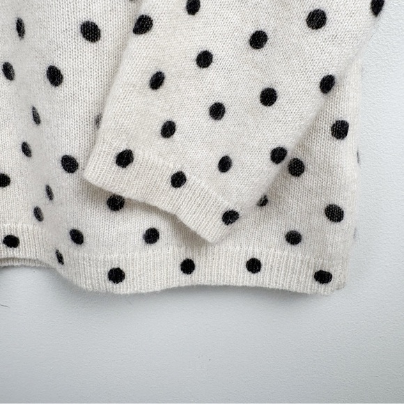 Cynthia Rowley 100% Cashmere Polka Dot Sweater - Picture 3 of 6